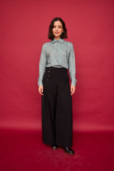 Nenufar Black Plain Pants
